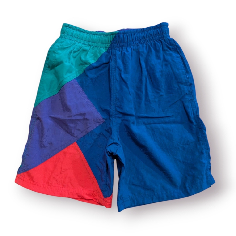 Vintage Pacific Coast Highway Size 8 Colorful Kid's Swim Shorts Trunks